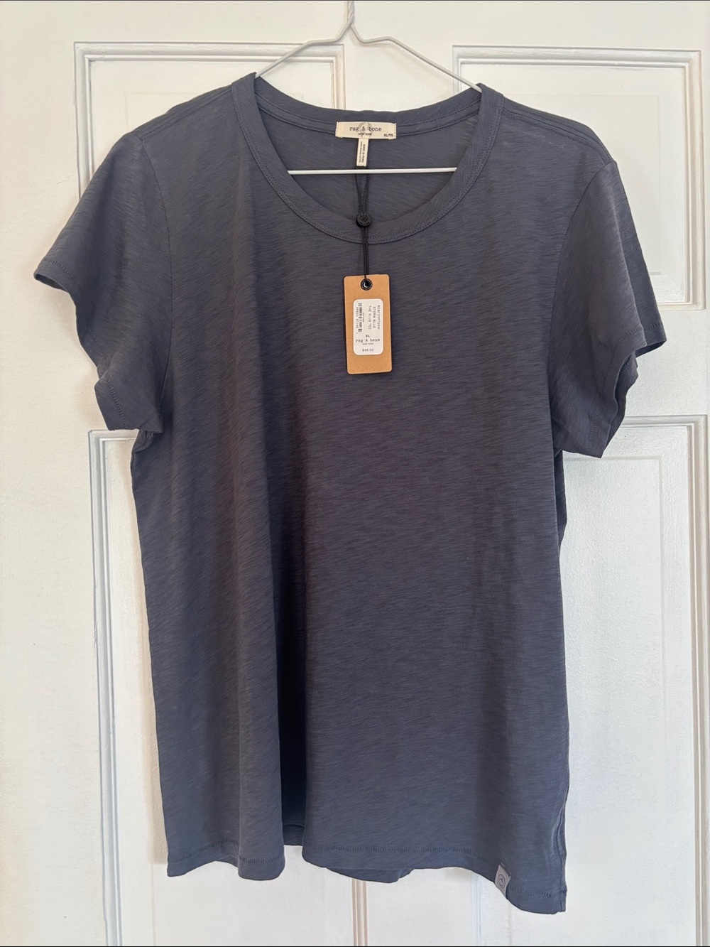 NWT rag & bone The Slub Tee in Storm Blue XL